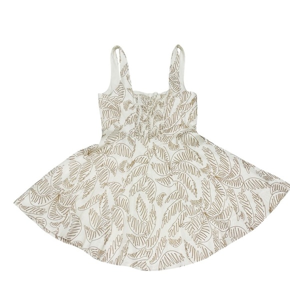 Antonio Melani x M.G. Style Nat Palm Drawing Print Linen Mini Dress NWT $199 - Picture 8 of 14